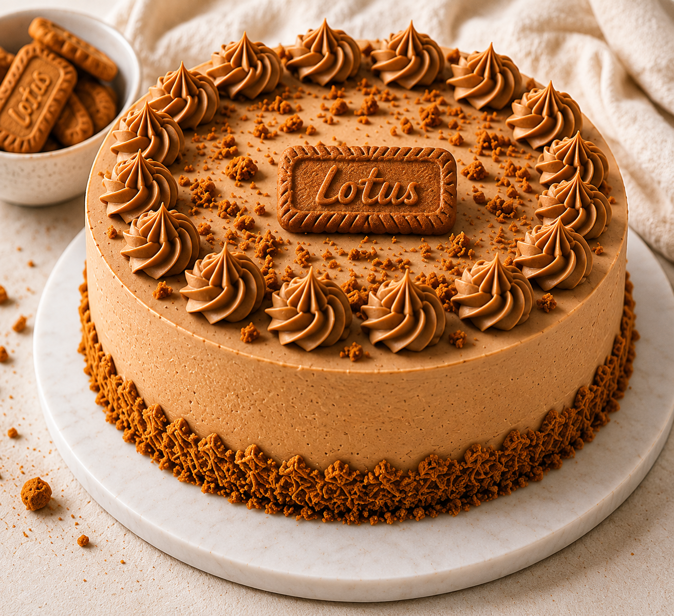 Lotus Biscoff Cake